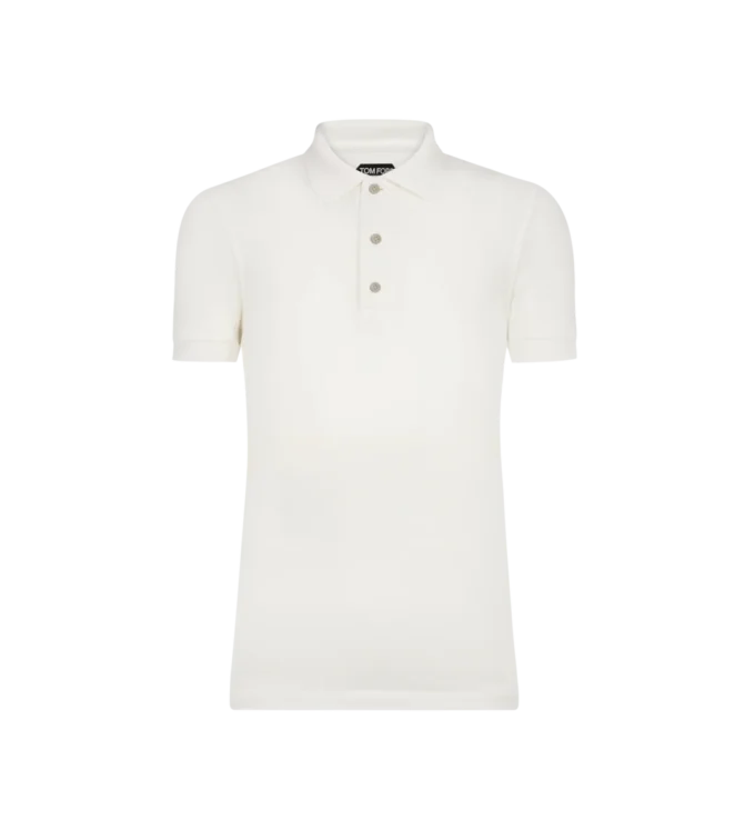 Polo in piquet di lyocell