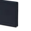 Portafoglio classico bifold allungato in morbida pelle fiore con linea a T