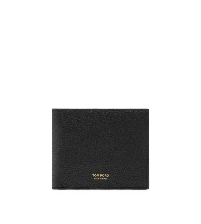 Portafoglio classico bifold in pelle fiore