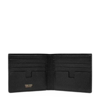 Portafoglio classico bifold in pelle fiore