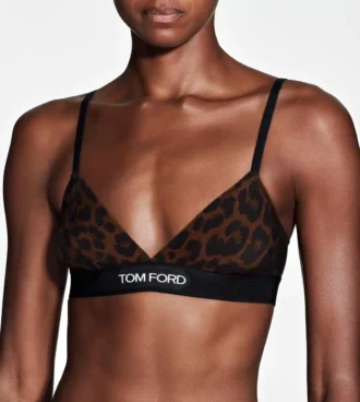 Reggiseno Modal Signature con stampa leopardata riflettente