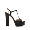 Sandali con plateau Angelina in pelle nappa Sandali con plateau Angelina in pelle nappa