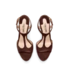 Sandalo con plateau Angelina in pelle scamosciata
