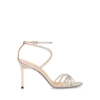 Sandalo Ida in pitone laminato stampato Sandalo Ida in pitone laminato stampato