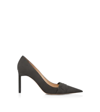 Scarpe con tacco in pelle scamosciata Eva