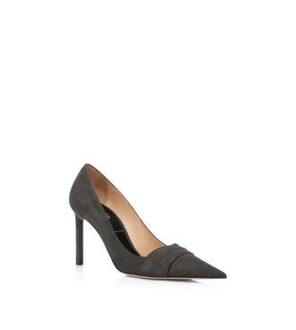 Scarpe con tacco in pelle scamosciata Eva