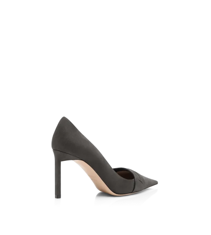Scarpe con tacco in pelle scamosciata Eva Scarpe con tacco in pelle scamosciata Eva