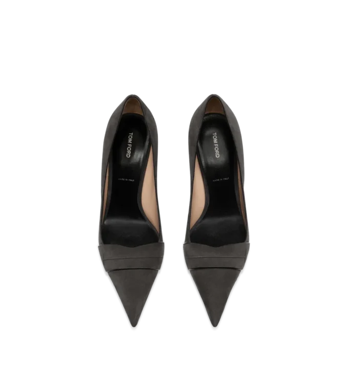 Scarpe con tacco in pelle scamosciata Eva Scarpe con tacco in pelle scamosciata Eva