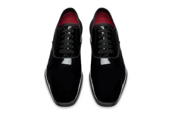 Scarpe da sera stringate Edgar in vernice