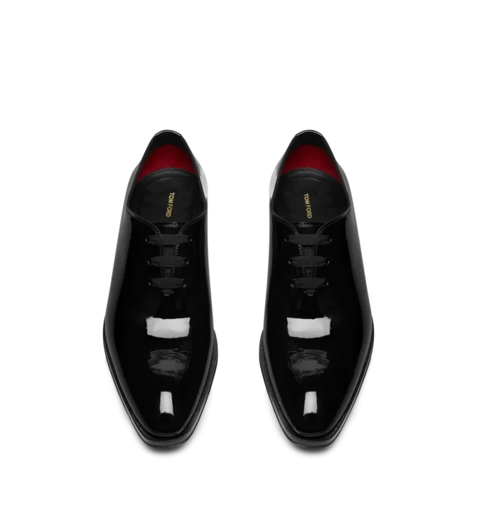 Scarpe da sera Vincent in vernice con lacci