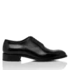 Scarpe stringate Claydon in pelle brunita
