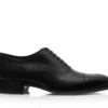 Scarpe stringate Claydon in pelle brunita