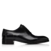 Scarpe stringate con punta Elkan in pelle liscia