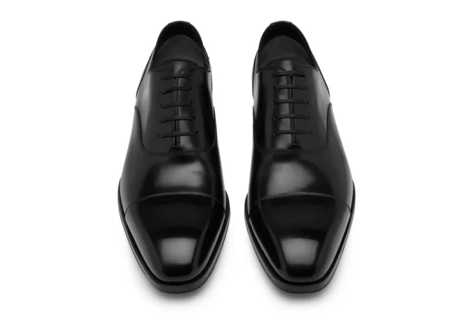 Scarpe stringate Elkan in pelle
