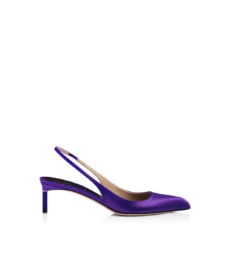Slingback in raso T Slingback in raso T