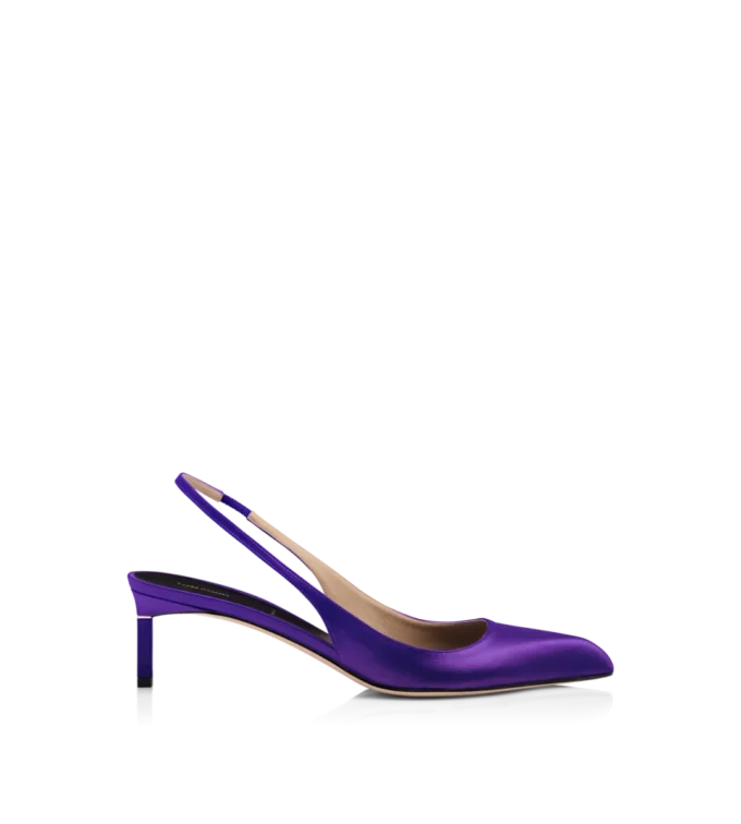 Slingback in raso T