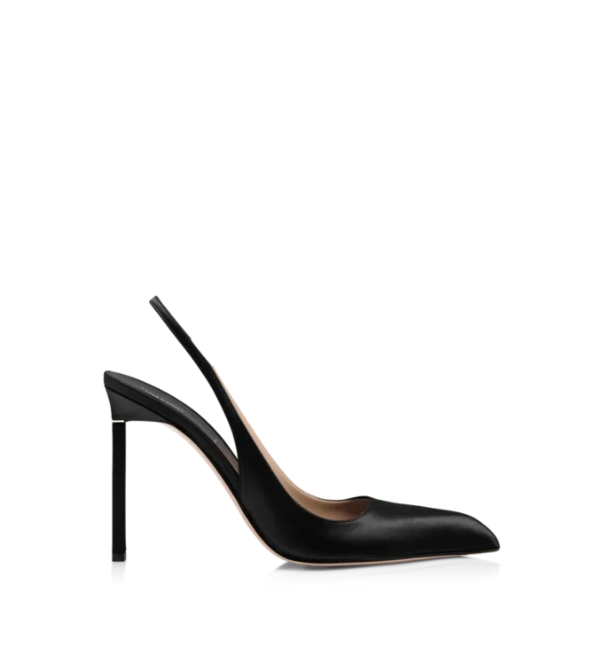 Slingback in raso T