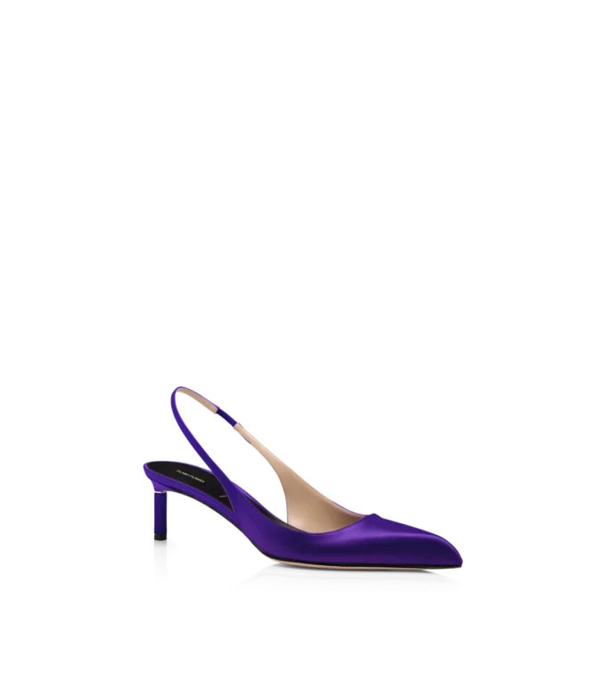 Slingback in raso T