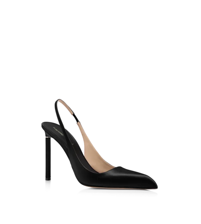 Slingback in raso T