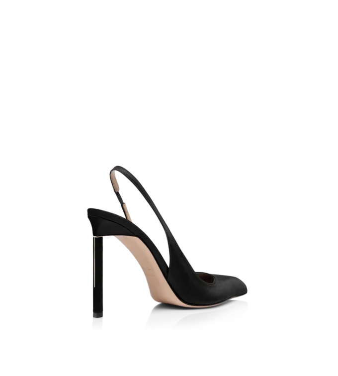 Slingback in raso T