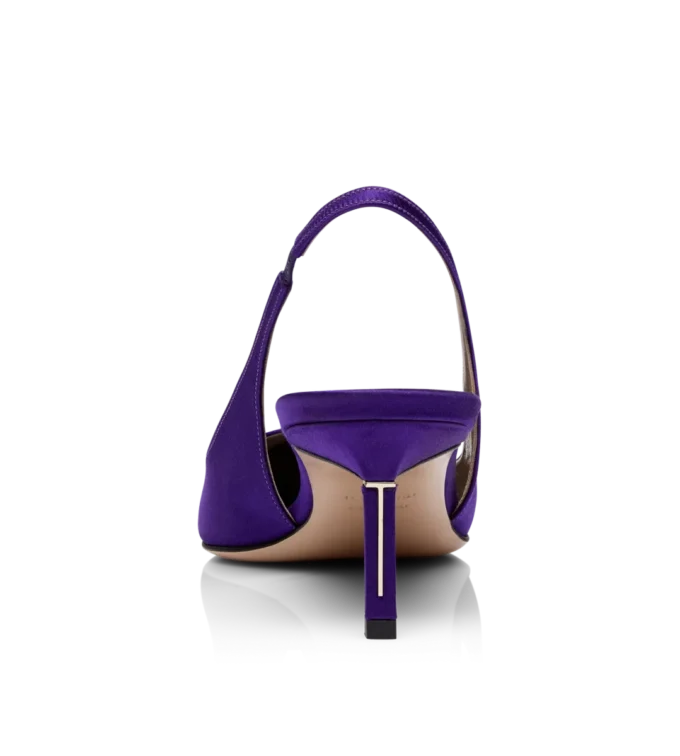 Slingback in raso T