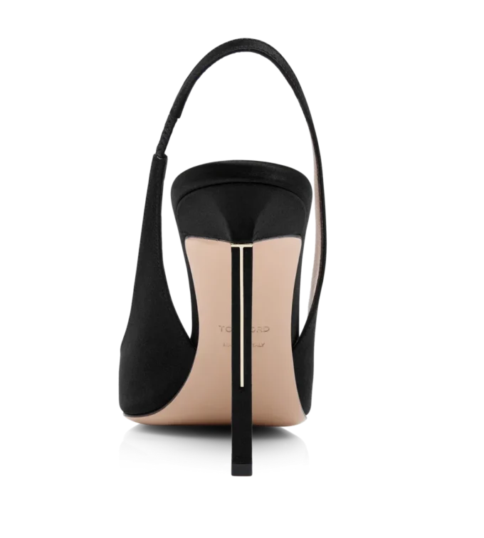 Slingback in raso T