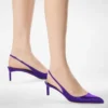 Slingback in raso T