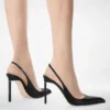 Slingback in raso T