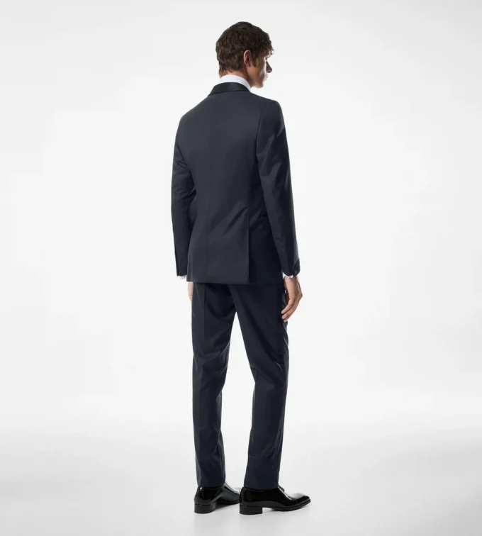 Smoking di lusso in twill O’Connor