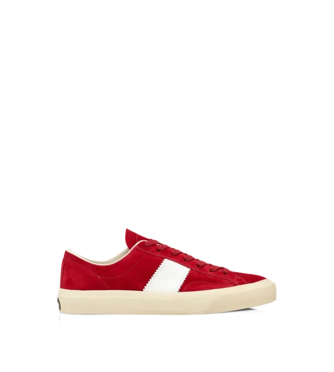 Sneaker Cambridge in pelle scamosciata e stampa alligatore Sneaker Cambridge in pelle scamosciata e stampa alligatore