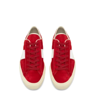 Sneaker Cambridge in pelle scamosciata e stampa alligatore
