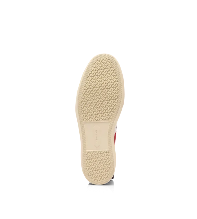 Sneaker Cambridge in pelle scamosciata e stampa alligatore Sneaker Cambridge in pelle scamosciata e stampa alligatore