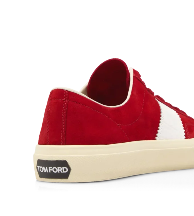 Sneaker Cambridge in pelle scamosciata e stampa alligatore Sneaker Cambridge in pelle scamosciata e stampa alligatore