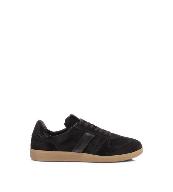 Sneaker in pelle scamosciata