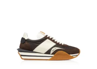 Sneaker James in tessuto tecnico scamosciato