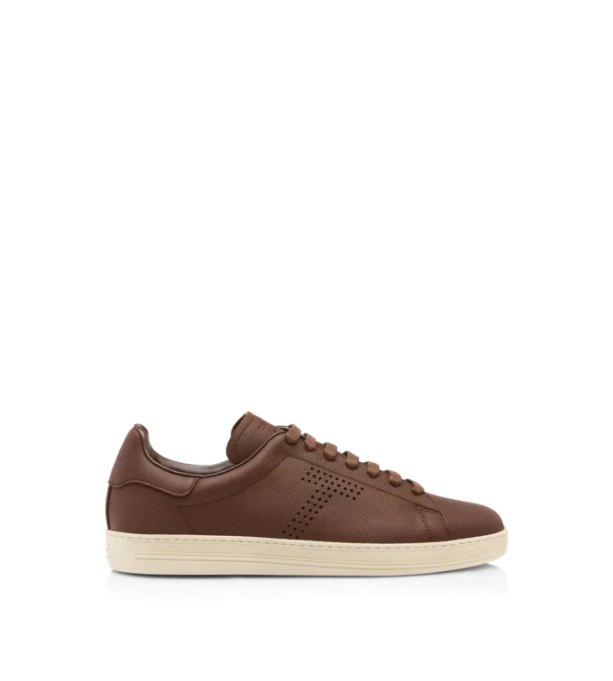 Sneaker Warwick in morbida pelle martellata