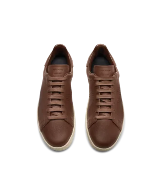Sneaker Warwick in morbida pelle martellata