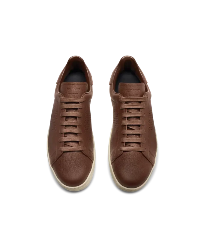 Sneaker Warwick in morbida pelle martellata