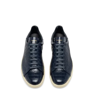 Sneaker Warwick in pelle di alligatore stampata