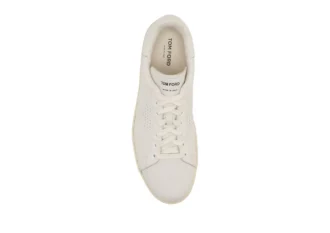 Sneaker Warwick in pelle fiore