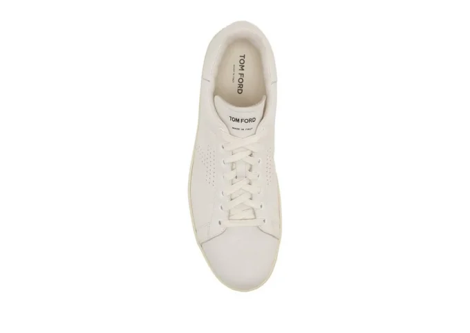 Sneaker Warwick in pelle fiore