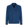 Soprabito in denim a spina di pesce Soprabito in denim a spina di pesce