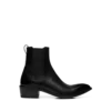 Stivaletti Chelsea in pelle brunita