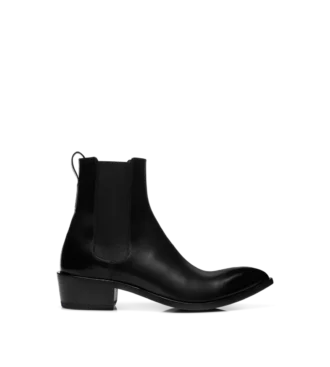 Stivaletti Chelsea in pelle brunita Stivaletti Chelsea in pelle brunita