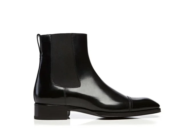 Stivaletti Gianni in pelle brunita