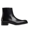 Stivali con zip Edgar in pelle brunita