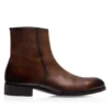 Stivali con zip Edgar in pelle brunita
