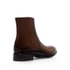 Stivali con zip Edgar in pelle brunita