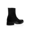 Stivali con zip Elkan in pelle brunita