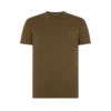 T-shirt girocollo in cotone Lyocell